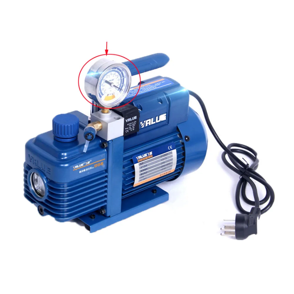 80 мм Манометр для вакуумного насоса точный манометр инструмент 0-14psi циферблатный