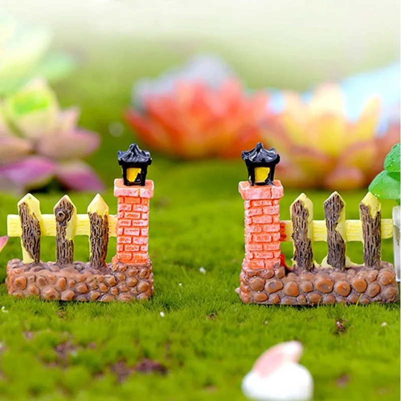 2 шт./компл. мультяшная миниатюрная дверь забора аксессуары для рукоделия