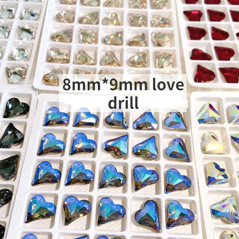 

10 шт., стразы из хрустального стекла в японском стиле