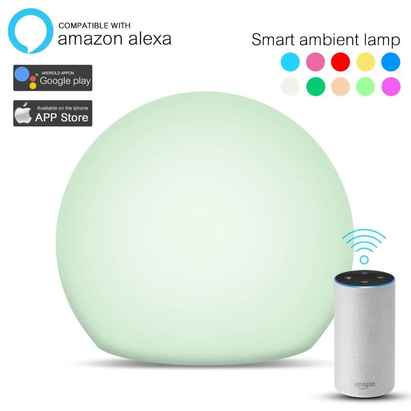 

Portable Lamp App Control Dustproof Waterproof Voice Control Touch Control Smart Home Tuya Wifi Table Lamp Smart Ambient Light