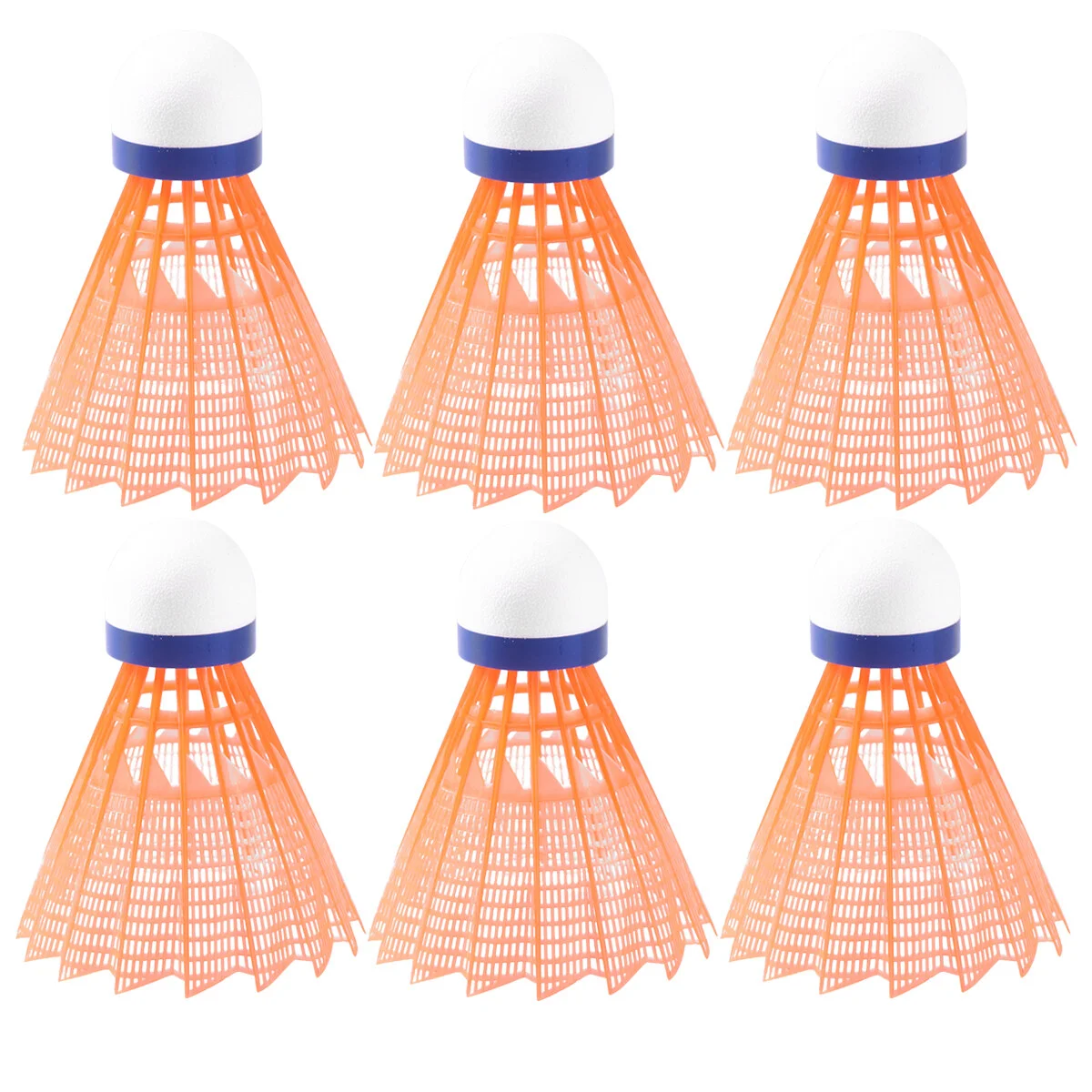 

6 Pcs Badminton Students Durable Shuttlecocks Nylon Ball Head Supplies Exercise Accessories