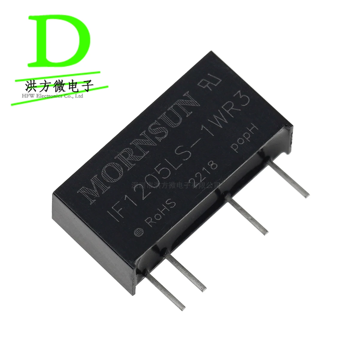 MORNSUN IF1205LS-1WR3 SIP4 DC-модуль питания постоянного тока 1 Вт 5 В MORNSUN IF1205LS-1WR3 SIP4 DC-модуль питания постоянного тока 1 Вт 5 В