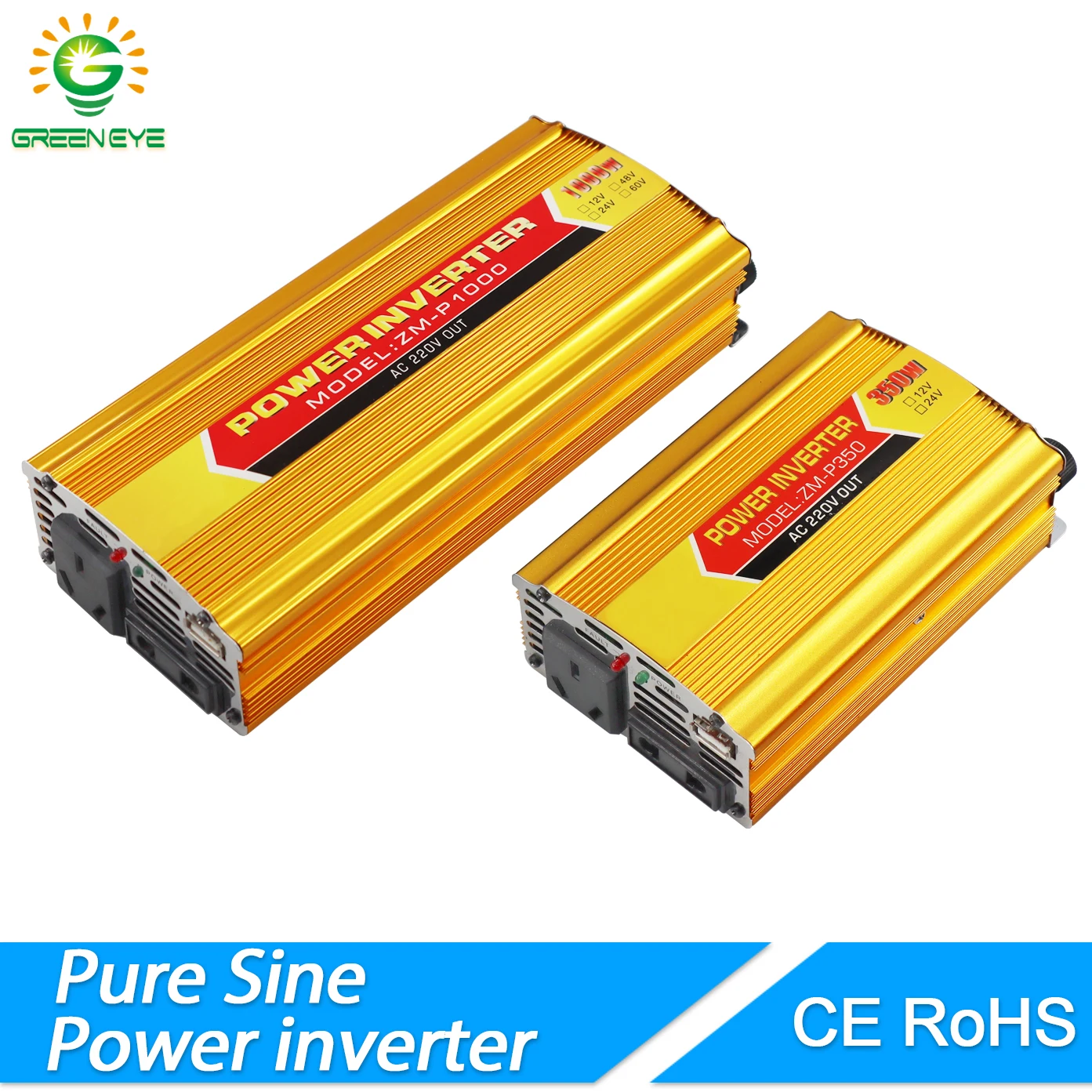 

Power Inverter 24V 220V 1000W 2500W 3000W DC 24V To AC 220V Pure Sine Wave Voltage Converter Power Car Micro Inverter with USB