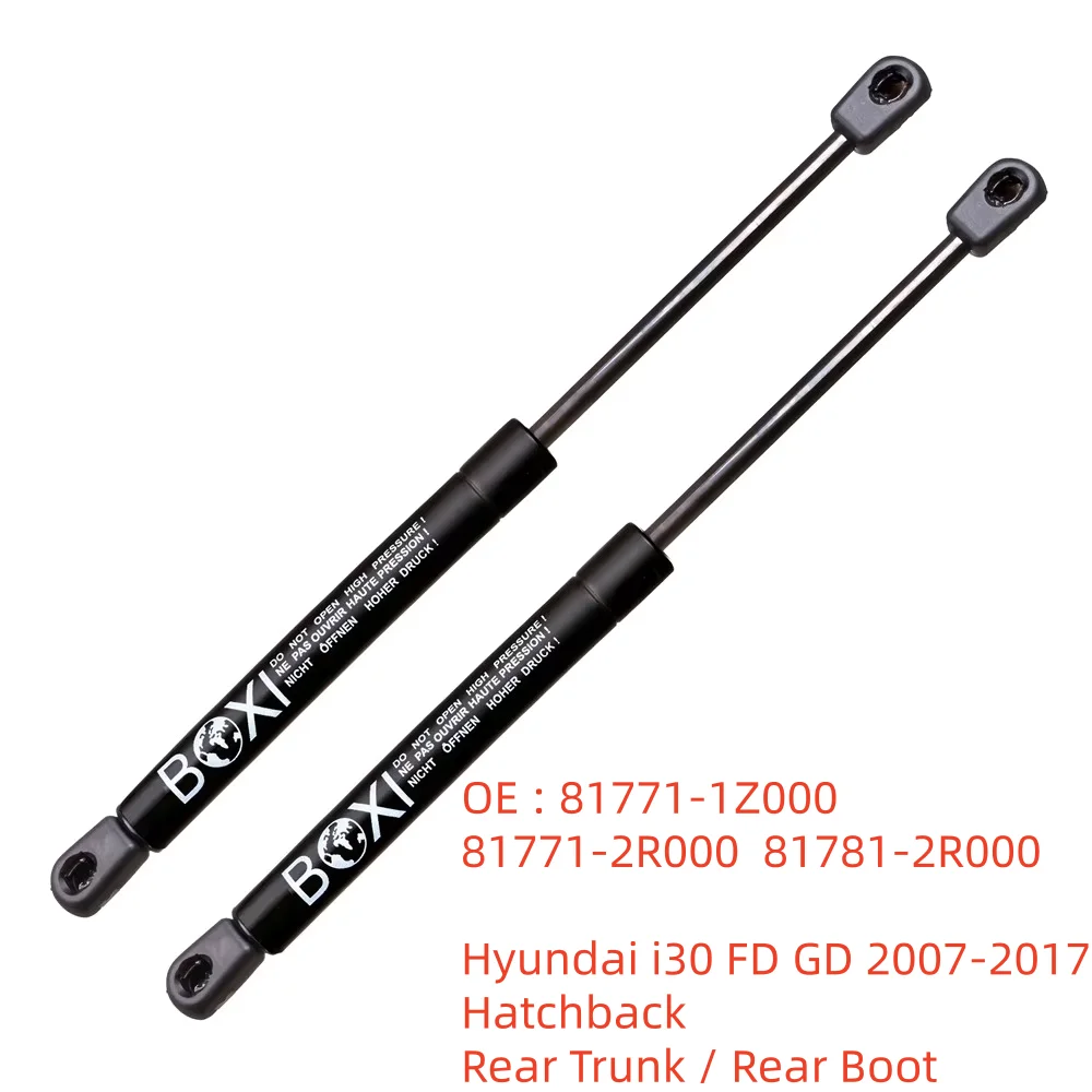 

BOXI 2 шт. задних газовых упоров багажника для Hyundai i30 FD GD 2007-2017 Хэтчбек 817702L000 817711Z000 Амортизаторы багажника