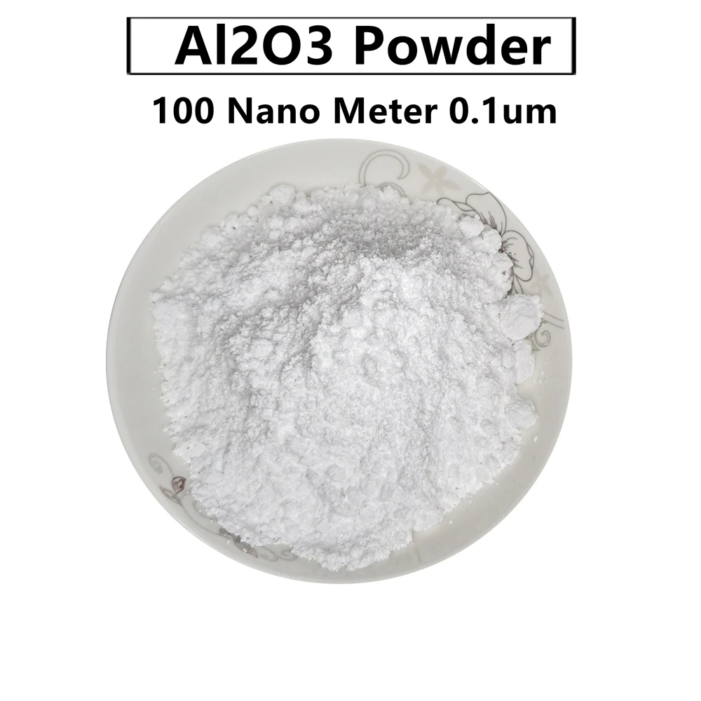 

200g Al2O3 Powder 99.9% High Purity Aluminium Oxide Ultrafine Nano Catalyst polishing Powders About 100 Nano Meter 0.1um