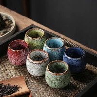 kiln change ceramics cup jianzhan master cup effort tea set tea tea cup lohan single cup 1pcs