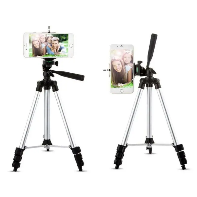 NA-3120 Phone Tripod Stand 40inch Universal Photography for Gopro iPhone Samsung Xiaomi Huawei Phone Aluminum Travel Tripode Par