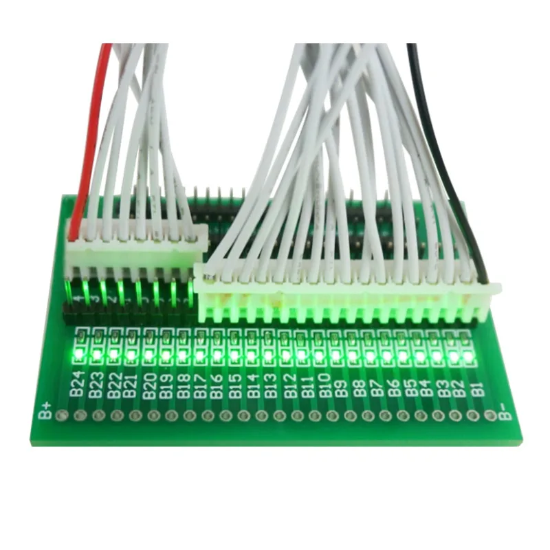 

Battery Adapter Board Cable Conversion Board Lithium Battery Pack Equalization Module, 4-row Protection Board 2.0-2.54