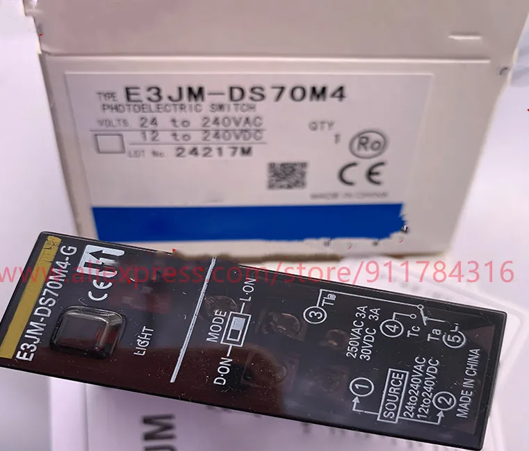 

New High quality omron retroreflected photoelectric switch E3JM-DS70M4T E3JM-DS70M4T-G