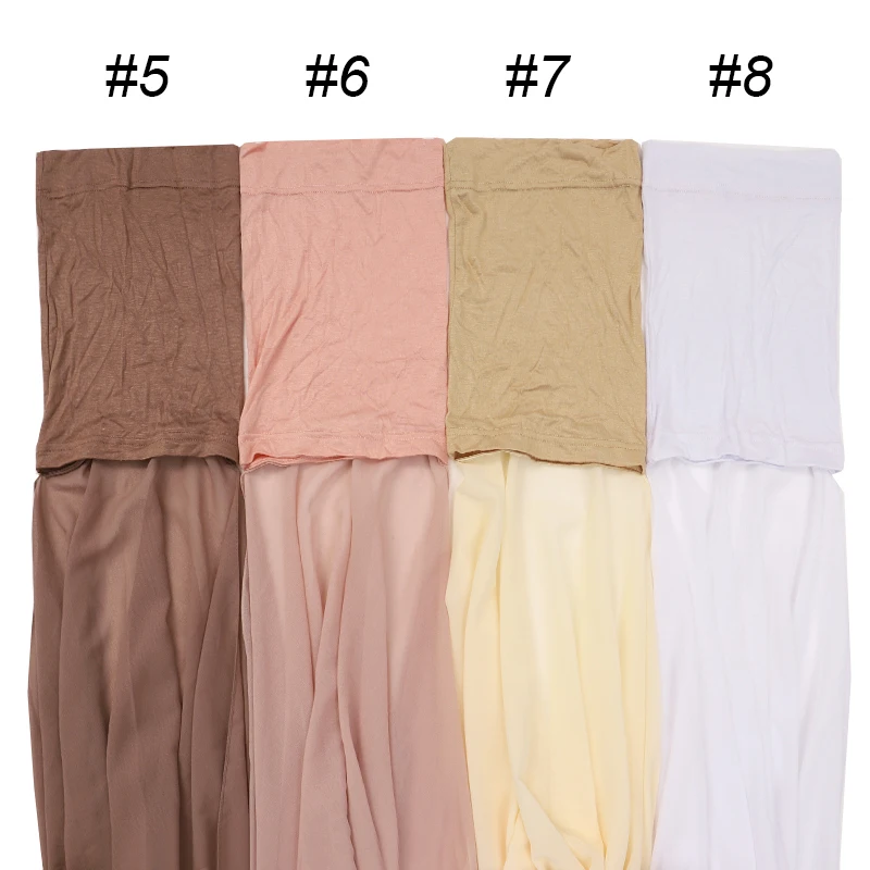 Тяжелый шифоновый хиджаб Рамадан мгновенного действия Джерси для женщин