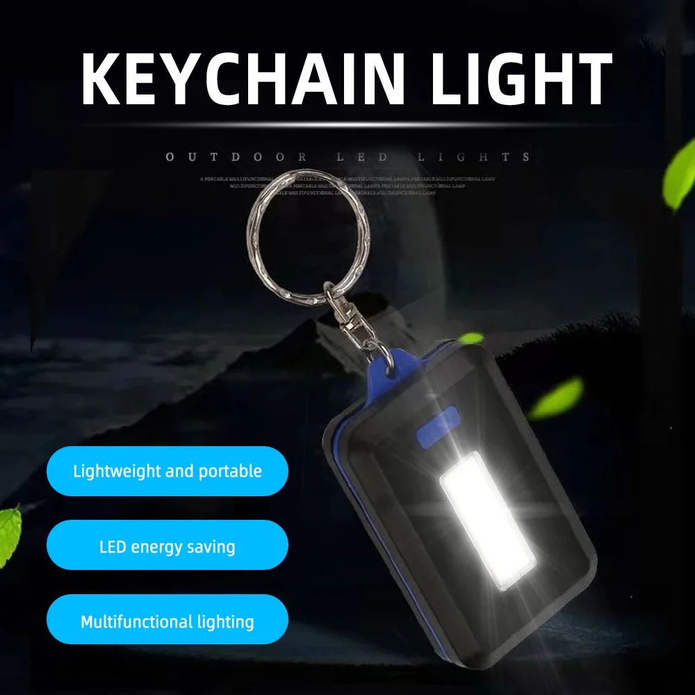 

Mini Portable COB Key Light Work Light Travel Light Mountaineering Light Three Gears Strong Light/ Weak Light/ Flash