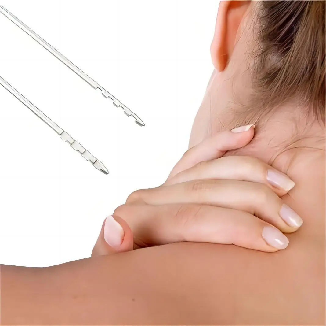 

Reusable Bullet Tip Dissector Cannula Fat Disrupt Cannula for Dowager's Hump Get Rid of Buffalo Hump