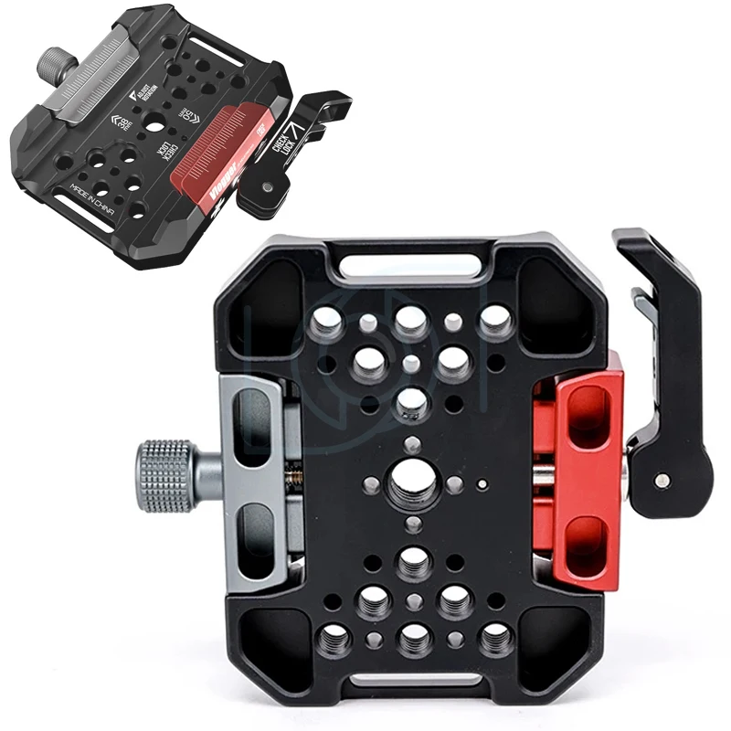 

Быстросъемная Зажимная пластина подходит для Manfrotto Acra-тип быстрая установка крепление безопасности анти-падение камеры клетка штатив Зажим адаптер