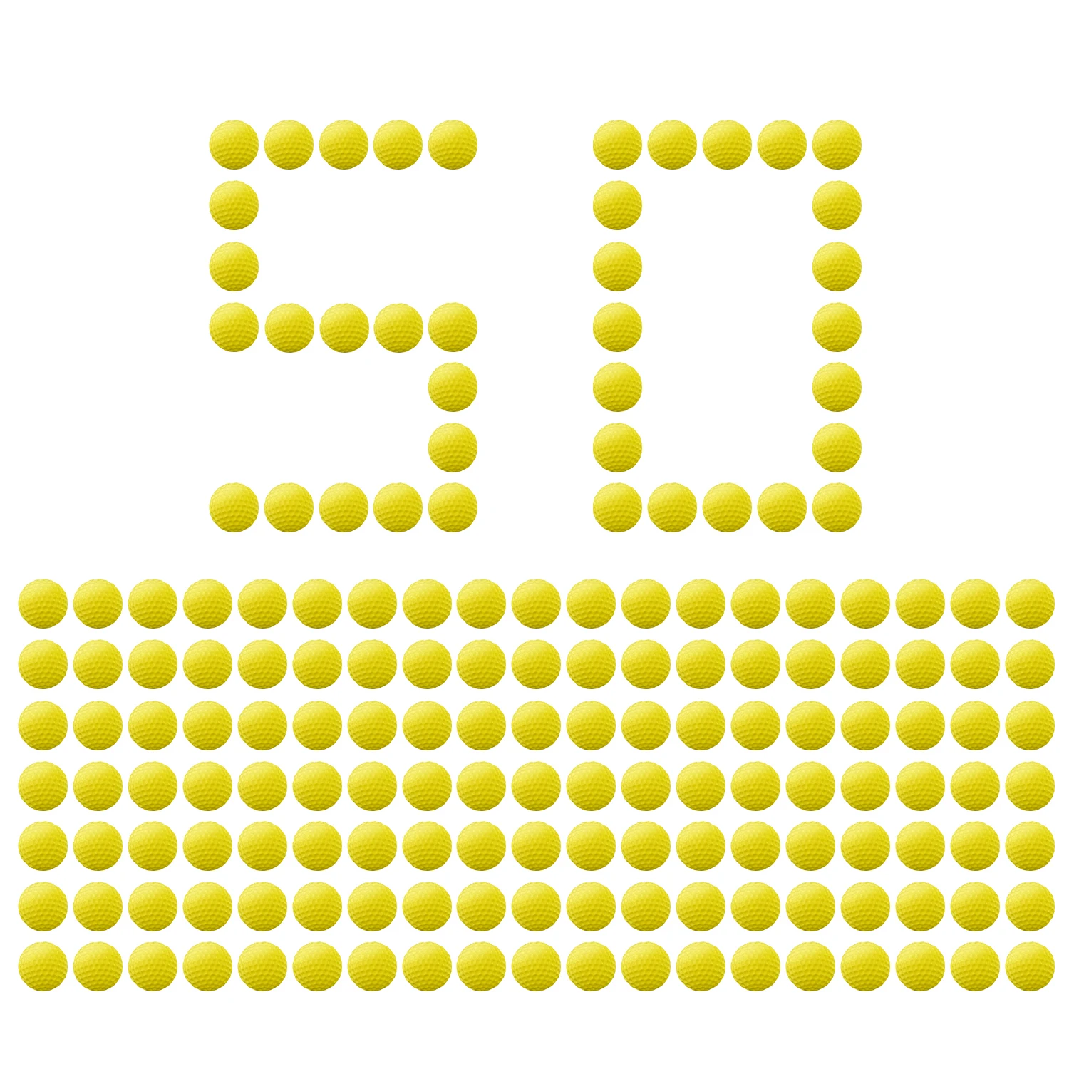 50 патронов для Nerf Hyper Refill пули бластера в наличии |