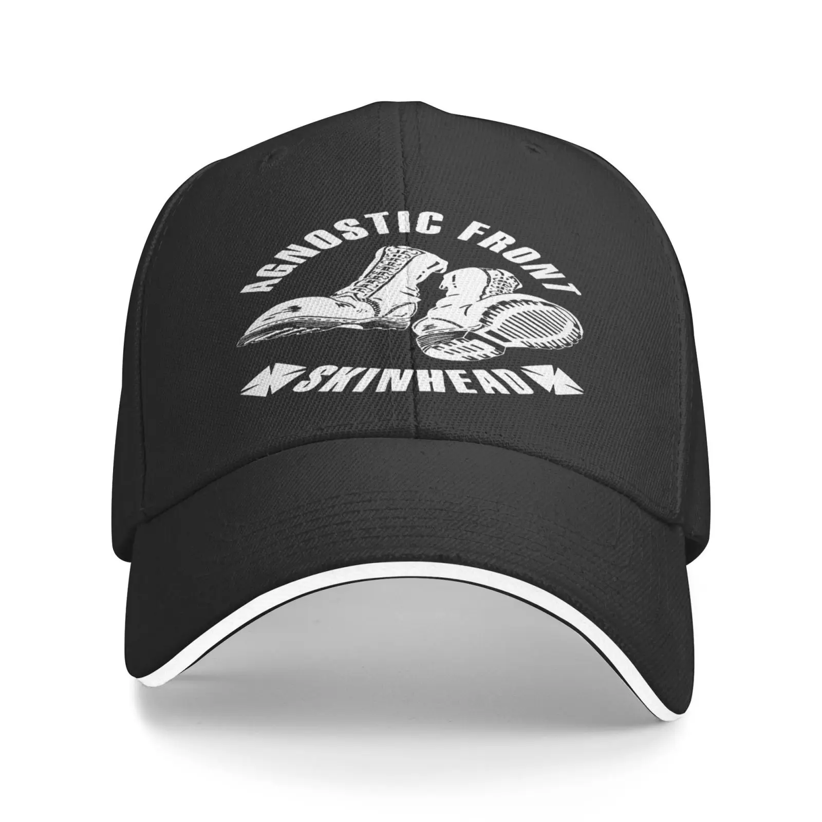 

Popular Agnostic Front Skinhead Cap Custom Logo Golf Cap Hip Hop Hats Hats Man Cap Woman Beret Beanies For Women Cap For Women
