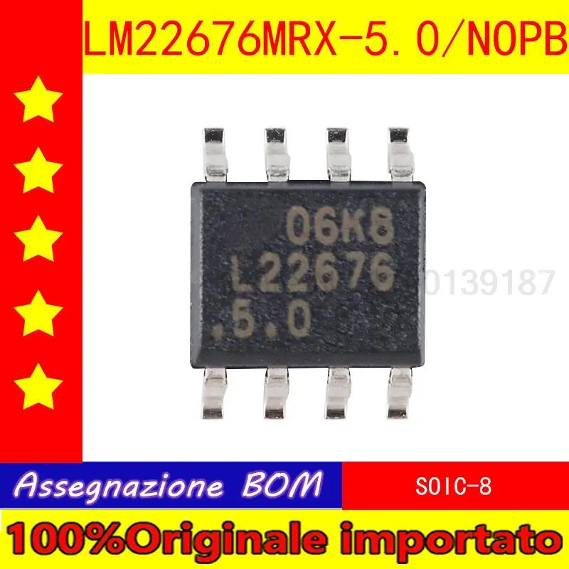 

5 шт./лот домашняя мебель/LM22676MRX-5,0/NOPB SOIC - 8 понижающий чип регулятора напряжения
