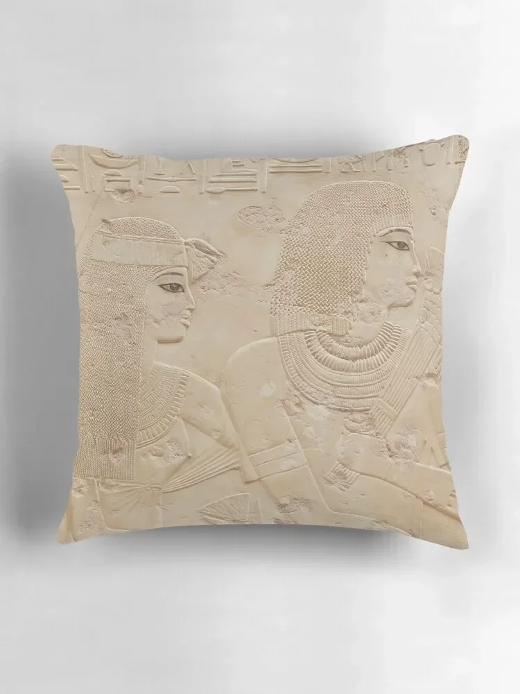 Тонкая резная гробница Рамозы в Роскоре Египте. Декоративная подушка