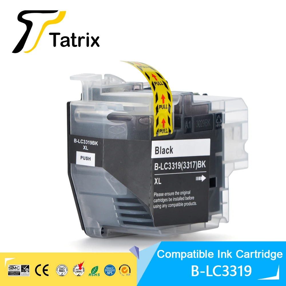 Совместимый чернильный картридж Tatrix LC3319XL LC3319 для Brother MFC-J5330DW/MFC-J5730DW/MFC-J6530DW/MFC-J6730DW