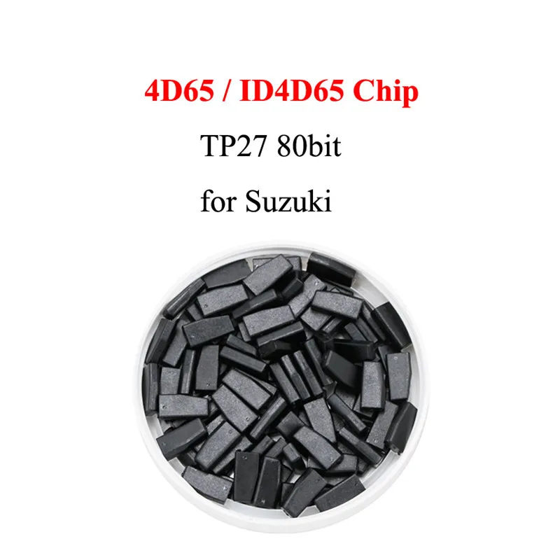 

High Quality ! 4D65 Carbon Auto Transponder Ceramic Car Blank Key Chip (TP27) 80bit ID65 for Suzuki