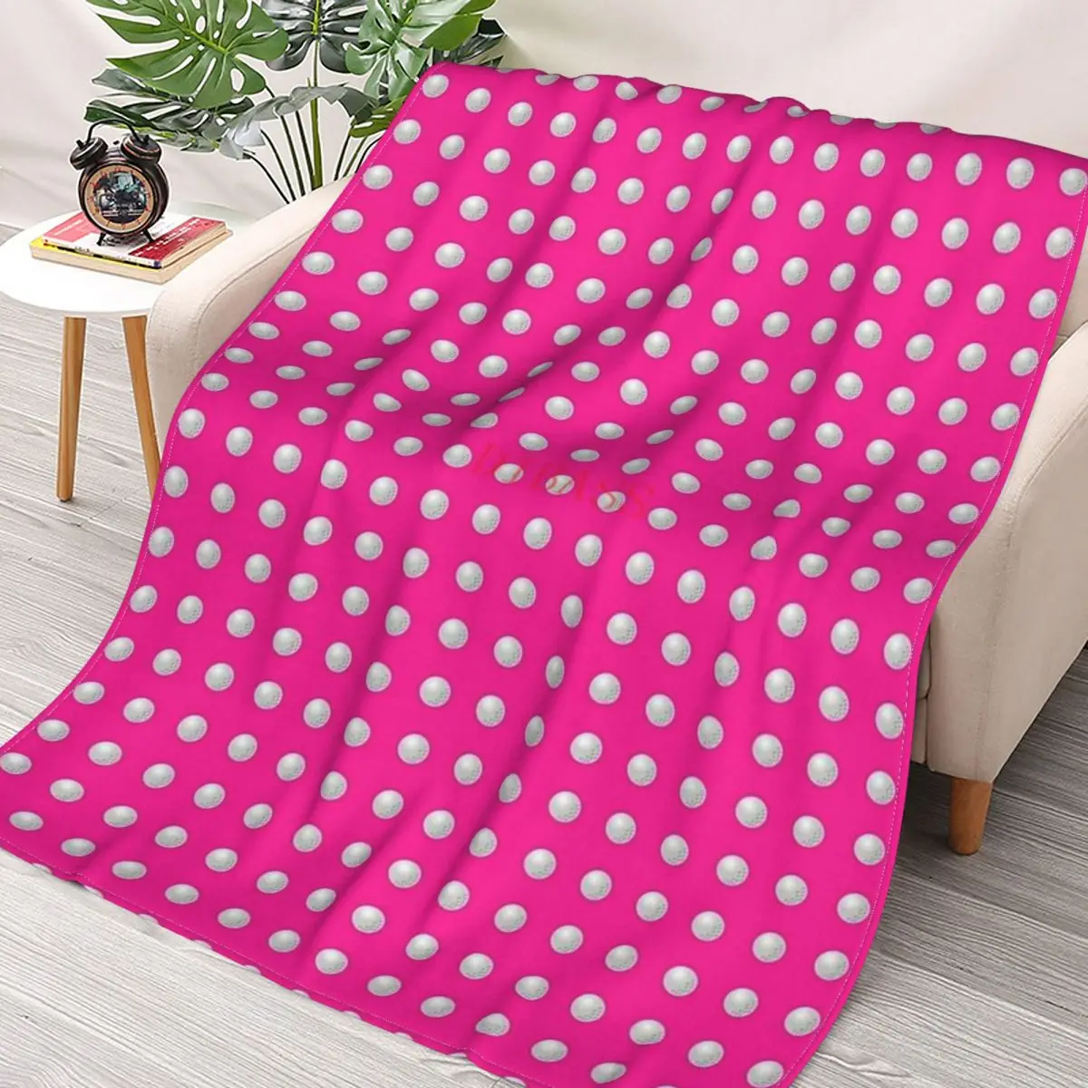 

Womens Golfing 3D Printed Flannel Throw Blanket