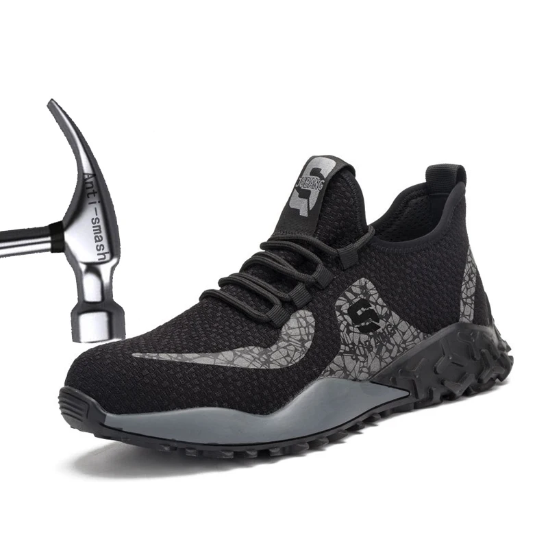 

Fashion, Soft and Comfortable Labor Insurance Shoes, Mesh Surface, Breathable, Lightweight, Stab-proof and Anti-smashing Safety