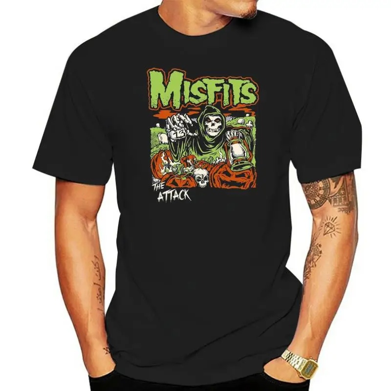 

The Misfits Concerts Tour Halloween Black Mens T-Shirt Cotton S-XXXL Size