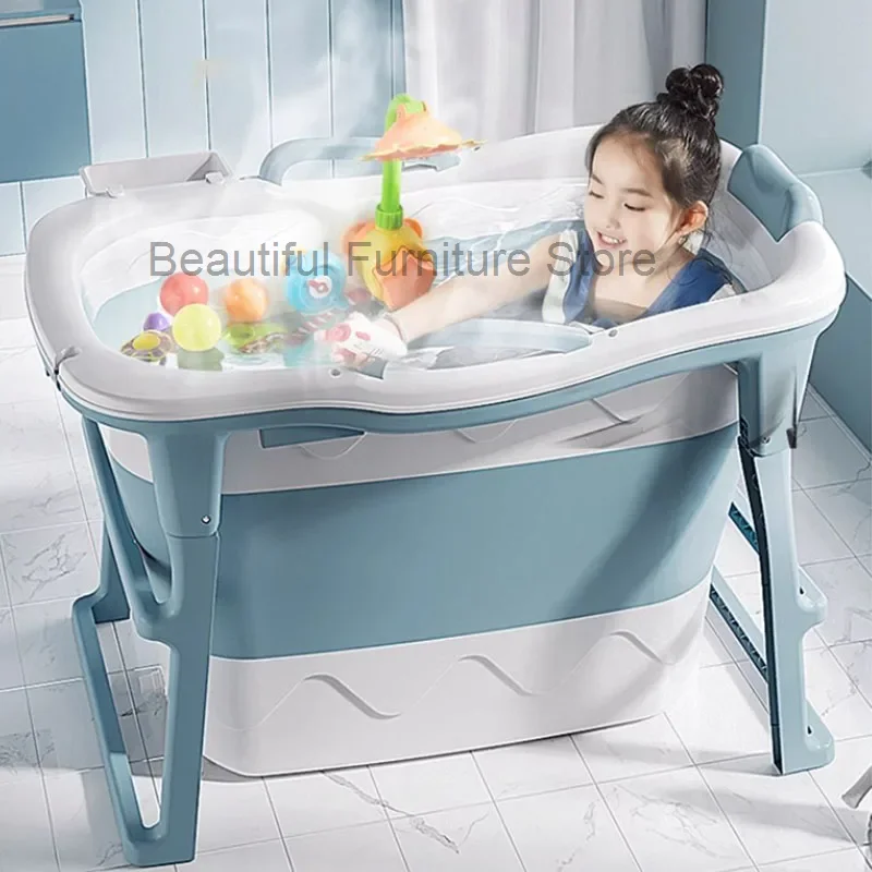 Ванна Складная с животными для душа детей и женщин ног складная дома