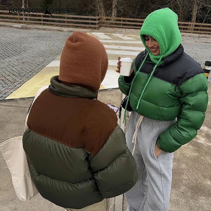 Brand Warm Thick Demi-season Women's Winter Coats Puffer Down Jacket for Women Parkas Cotton Female Clothing Green Winter 2022