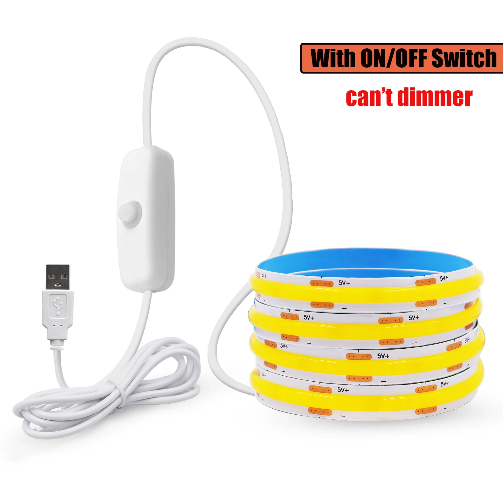 

RGBCW COB светодиодная лента 0.5-5 м белая 3000K 4000K 6000K