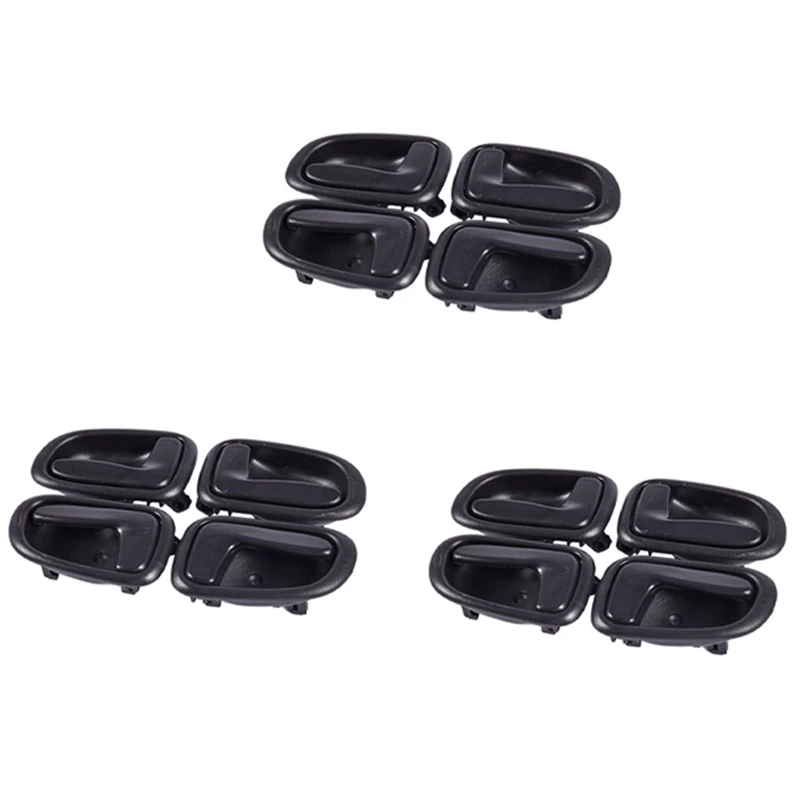 

12X Fit For 93-97 Toyota Corolla Inside Door Handle Long Legs Front Rear Left Right