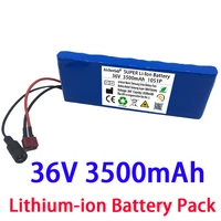 36v 3500mah battery 10s1p 42v charger 3 5ah 18650 lithium ion battery pack ebike electric car bicycle scooter 20a bms 350w 500w