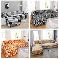 elastic polyester multicolor sofa cover for living room l shape all inclusive sectional couch covers slipcovers 1234 seater