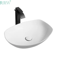 rrw countertop sinks white ultra thin creative sinks bathroom art wash basin elegant mouthwash basin balcony sink faucet