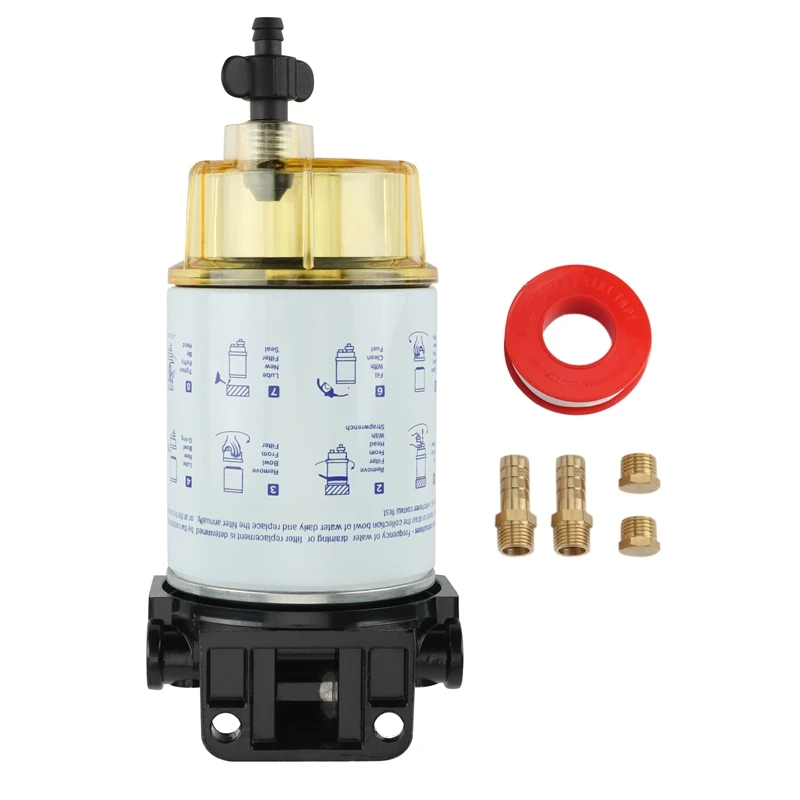 

Fuel Filter Water Separator Marine Outboard Motor Mercury Replacement 35-60494-1, S3213, 18-7932-1, 18-17928