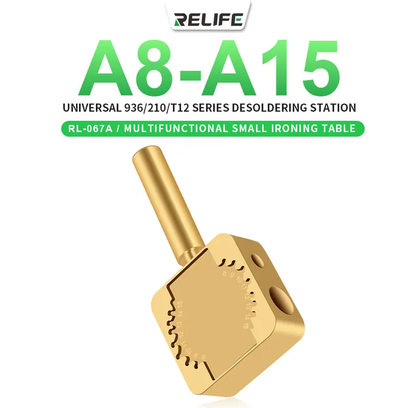 

RELIFE RL-067A MIni Heating Table Heating Disassembly Face Cable In-line Seat Cable Chip Positioning Gluing Desoldering Station