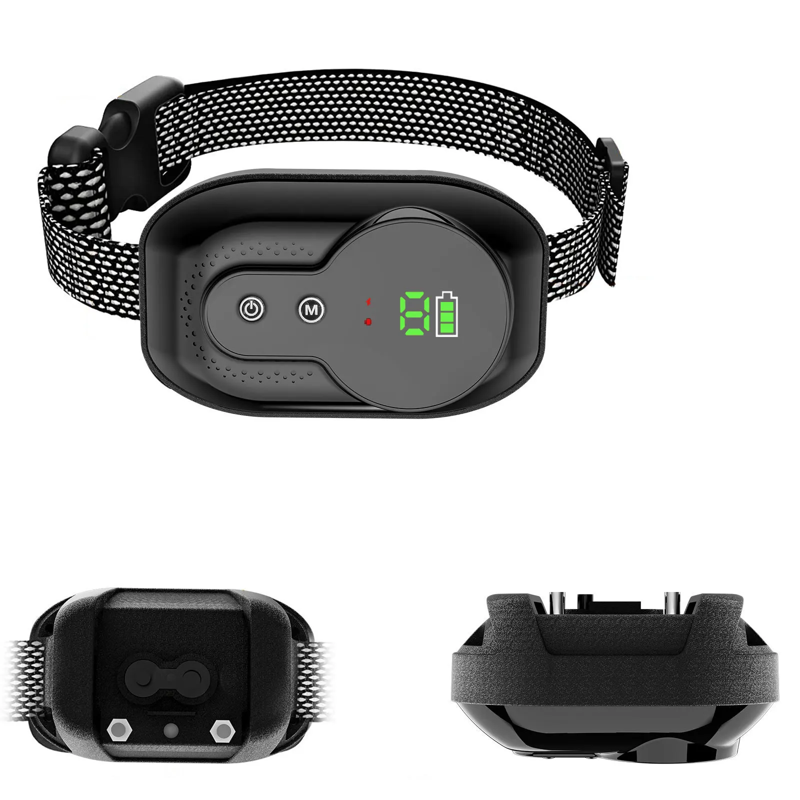 

Anti Bark Dog Collar Electric Shocker Training Collar For Dog Waterproof Vibration Bark Stop Anti Barking Shock Collar