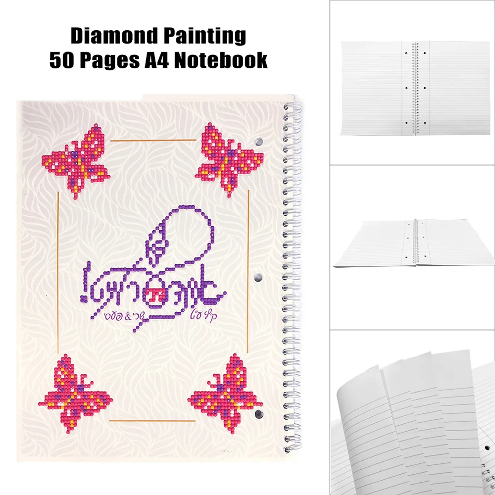 

5D DIY Special Shaped Diamond Painting Notebook Embroidery Sketchbook Diamond Painting Mosaic Rhinestone Art Hand Craft Kit
