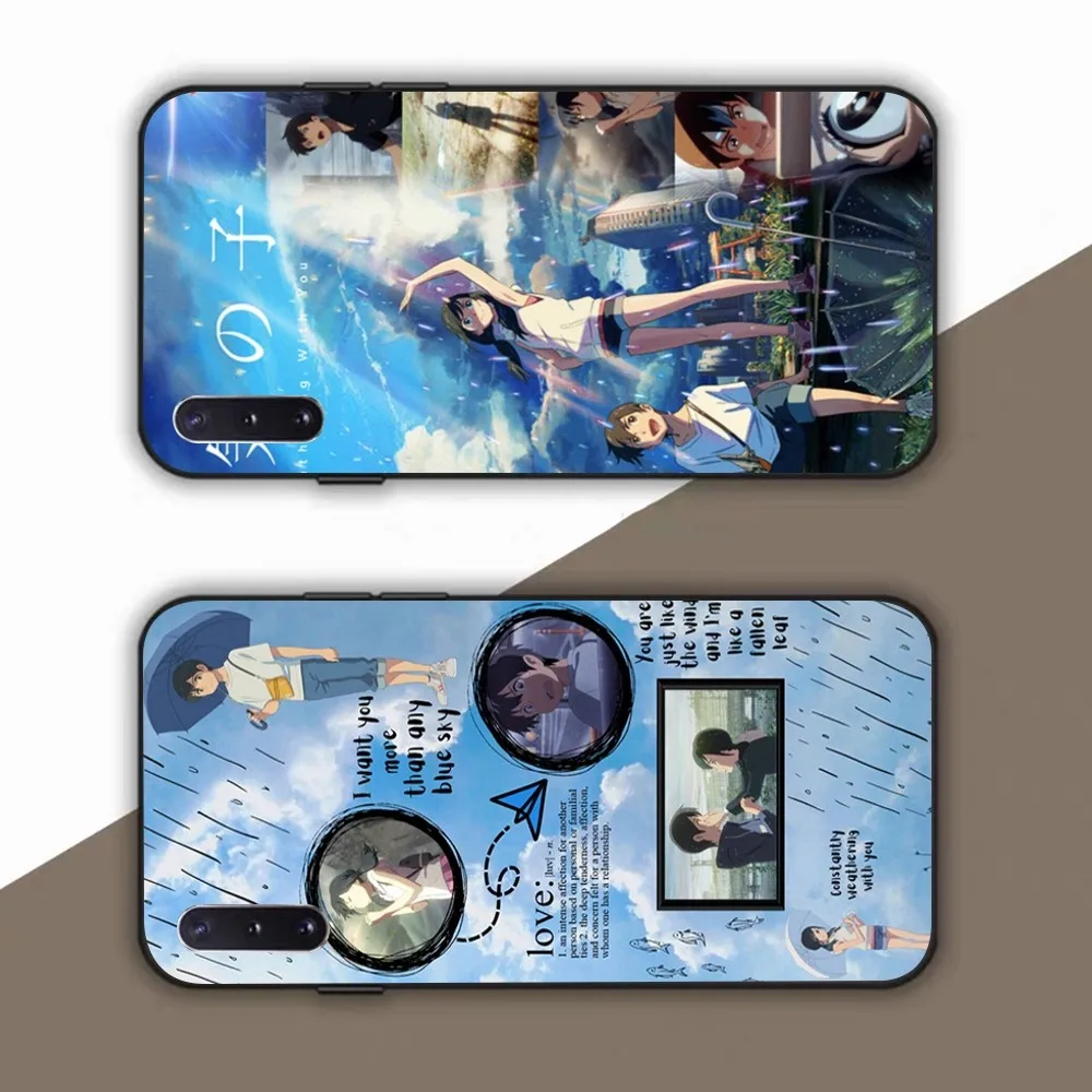 

Weathering With You Phone Case For Samsung Note 8 9 10 20 pro plus lite M 10 11 20 30 21 31 51 A 21 22 42 02 03