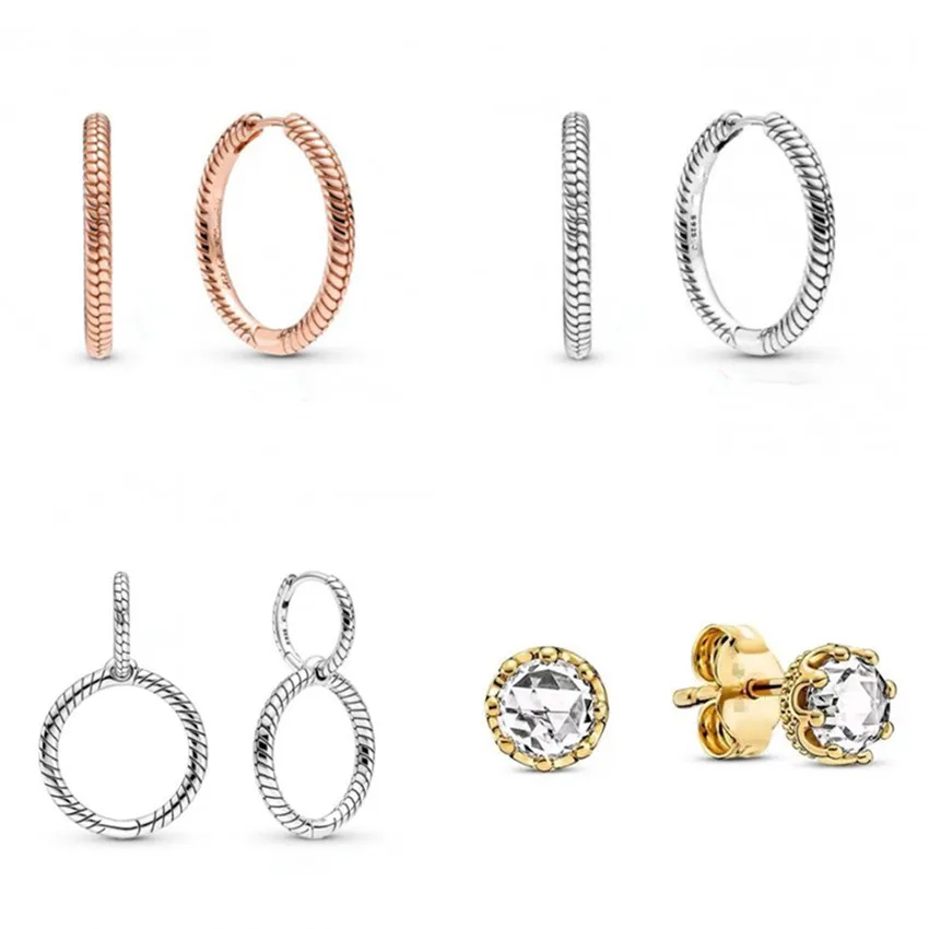 

Женские серьги-гвоздики из серебра 925 пробы под розовое золото