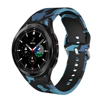 2022 new 20 mm silicone gapless straps for samsung galaxy watch 4 classic 46 42 mmwatch 4 40 44 mmbracelet curved end strap
