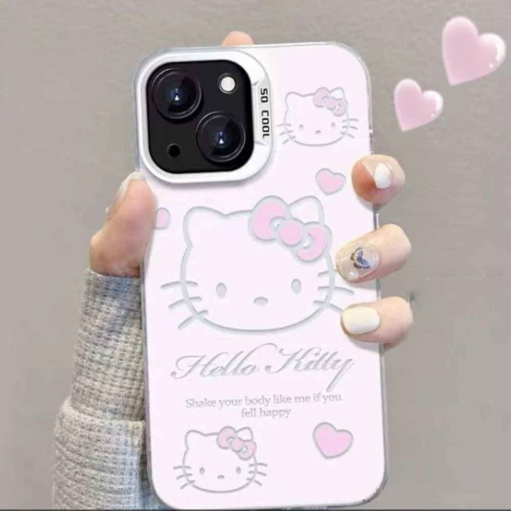 Новый оригинальный милый чехол Hello Kitty для OPPO Reno 6 6Pro 7 7Pro 7Z 8T 1011F 12 Pro Plus телефона