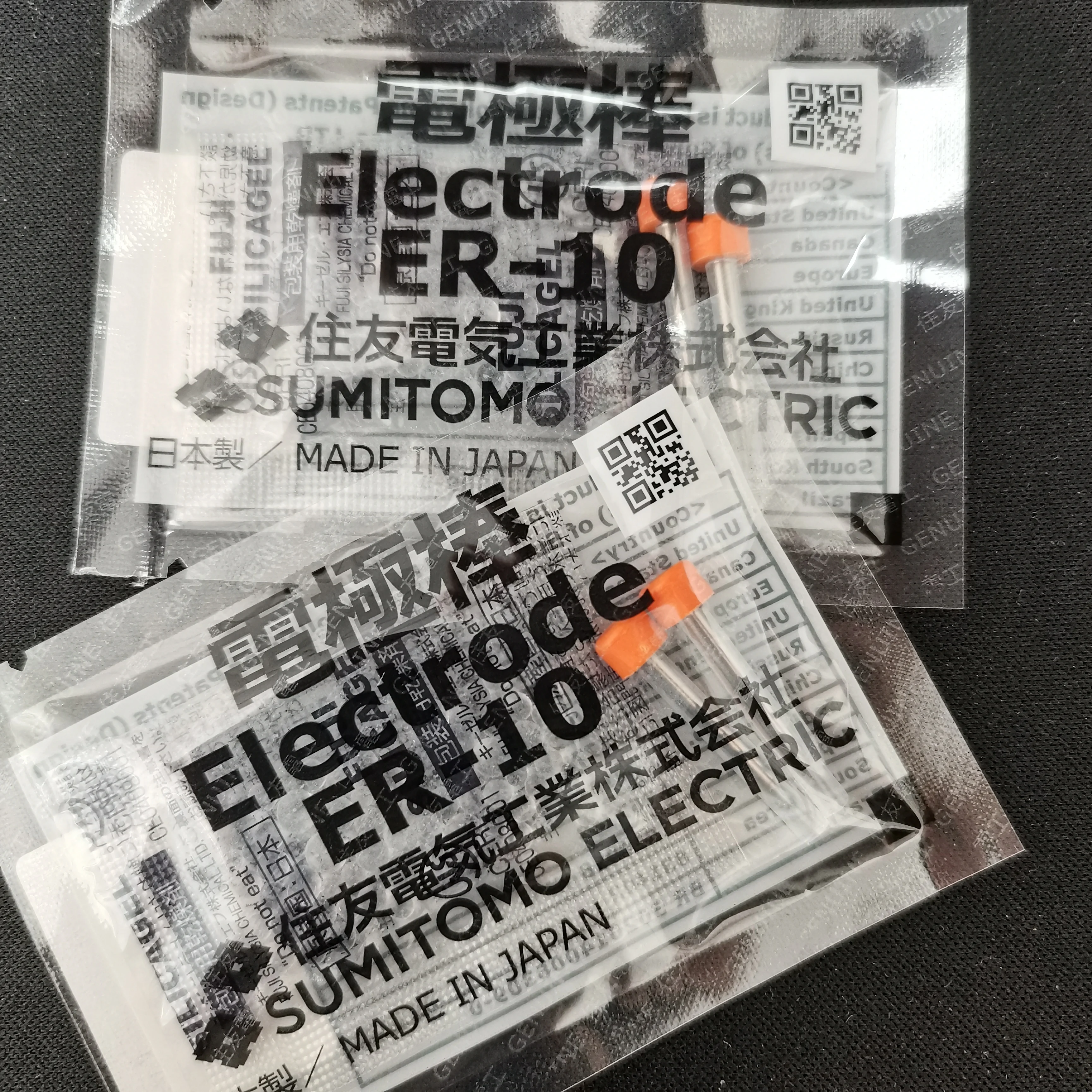Original New Packaging ER-10 Electrode Sumitomo T-39 Type-66 T-81C 82C Z1C 71C T-400/600C Fiber Fusion Splicer Electrodes Rod