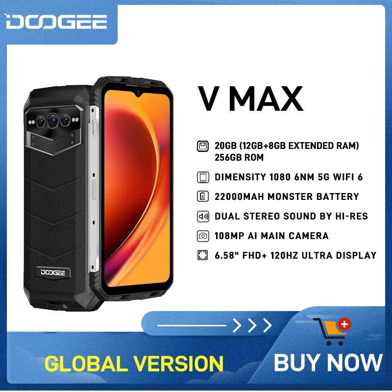 Enlarge DOOGEE V Max 5G Rugged Phone 6.58