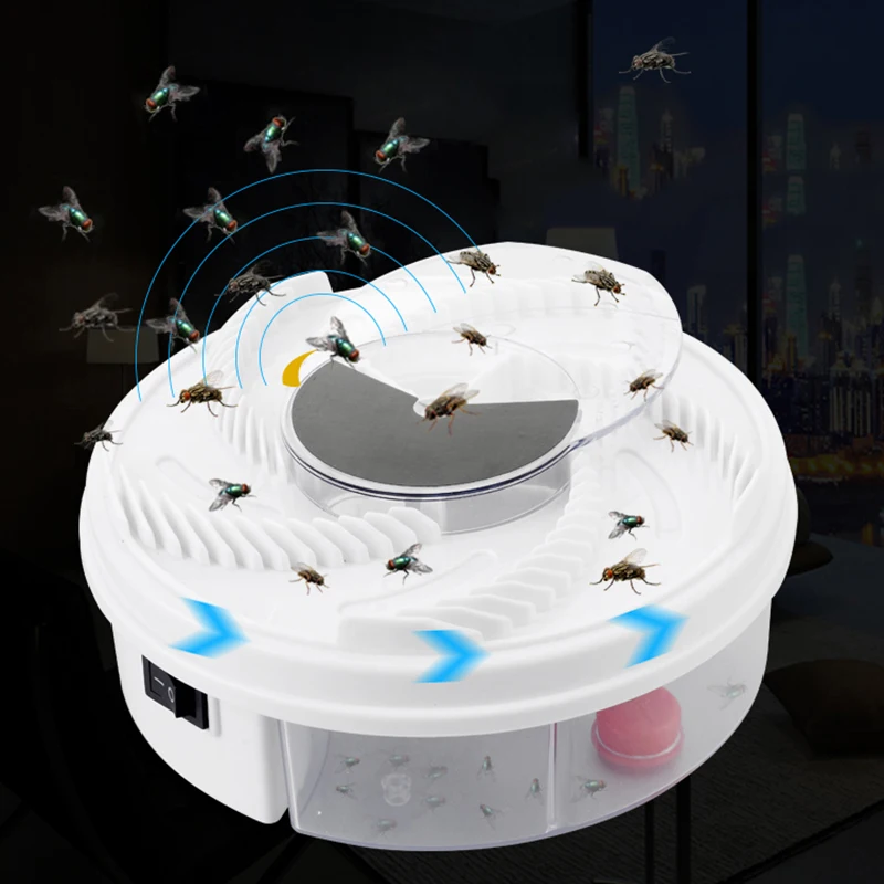 

Upgraded Version USB Flytrap Automatic Pest Catcher Fly Killer Electric Fly Trap Device Insect Pest Reject Control Catcher 1pc