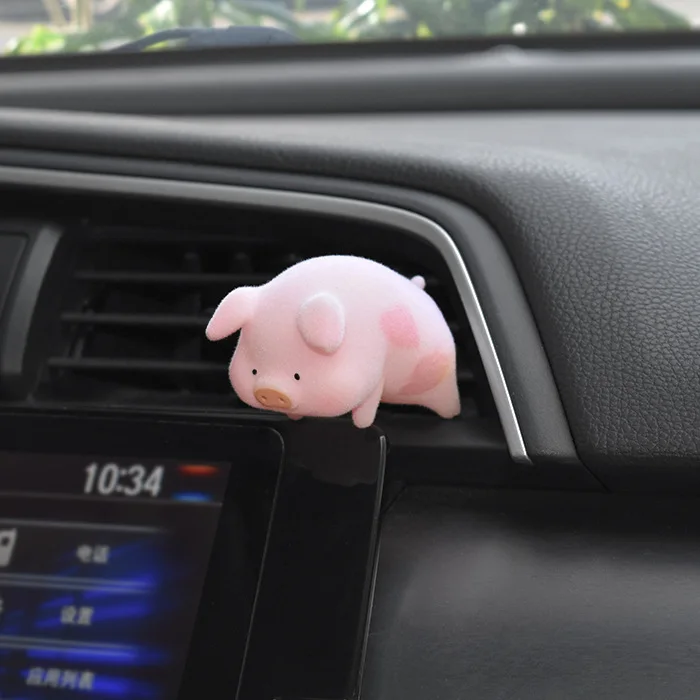 

Розовый виниловый подвес Lucky Piggy
