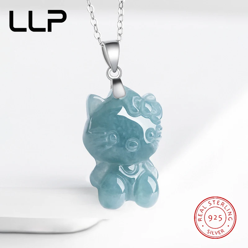 Натуральный груз синий нефрит S925