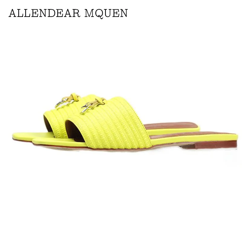 

Vallu 2022 летние популярные кожаные модные Универсальные пляжные сандалии на плоской подошве для отдыха