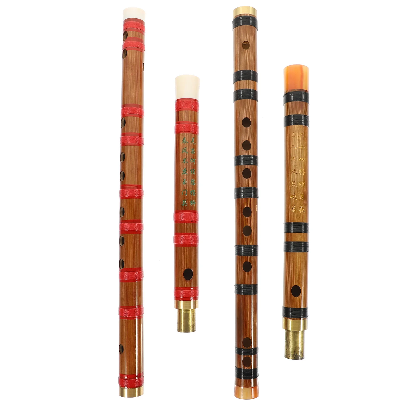 

1 Pc Pretty Bamboo Flute Chinese Style Flute Introductory Beginner Flute (D Key)