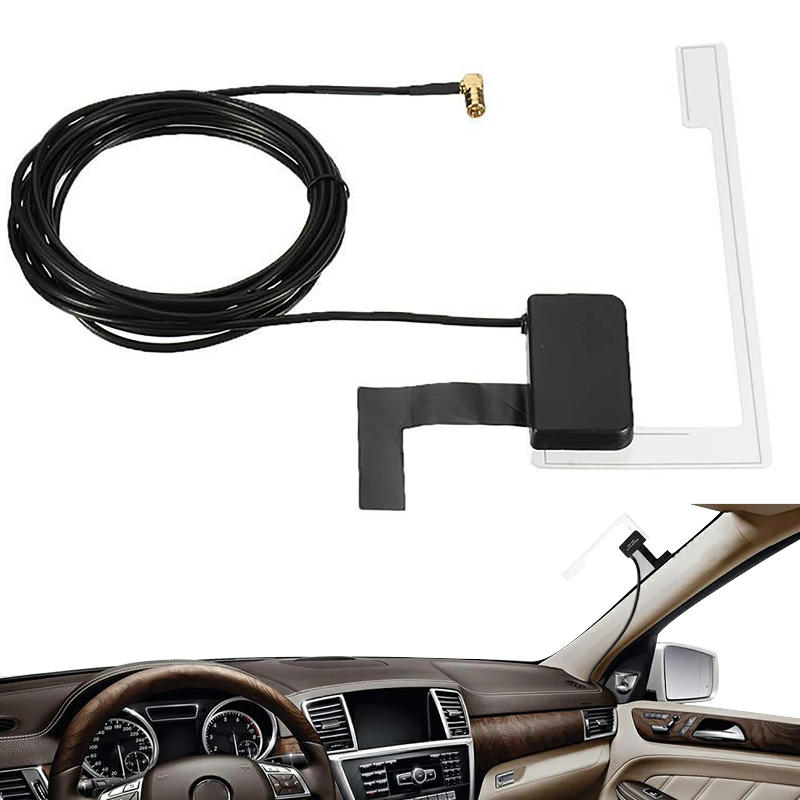 

Car Radio Antenna Strong Stable Signal Receiver Windshield Mount Radio Receiver Antenna Universal For Vehicle Truck SUV Car