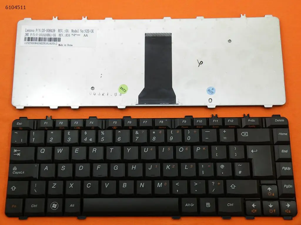 

Клавиатура для ноутбука LENOVO Y450, Y450A, Y450G, Y550, Y550A, Черная